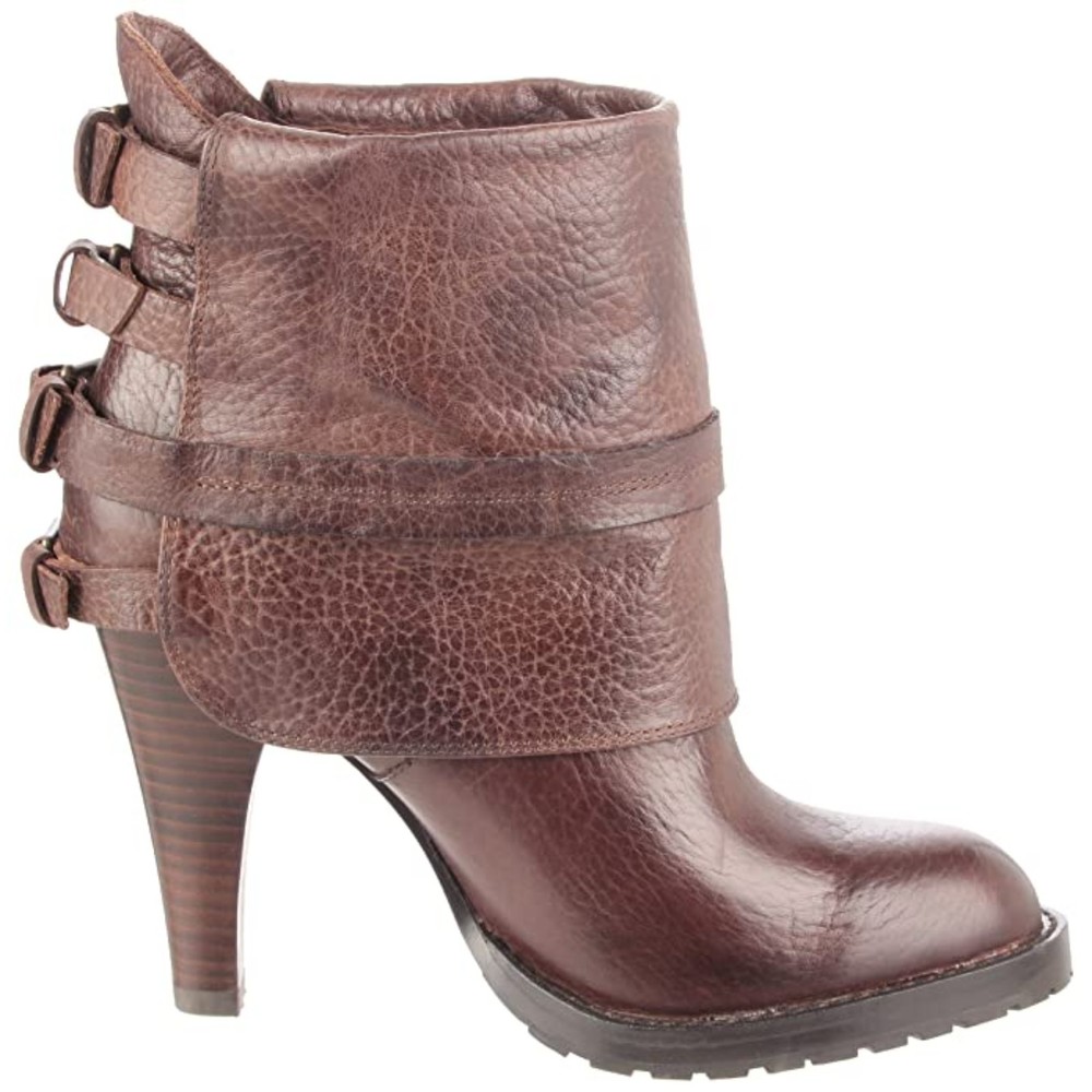 Mia Limited Edition Leather Booties with Buckles